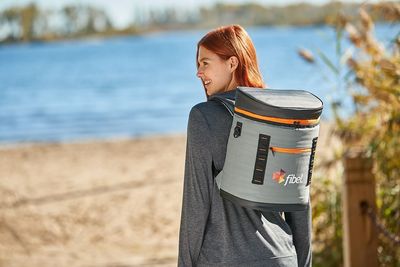 An image of a Custom 20 Can Backpack Cooler!