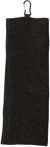 Am image of a Custom Fairway Golf Towel in Black!