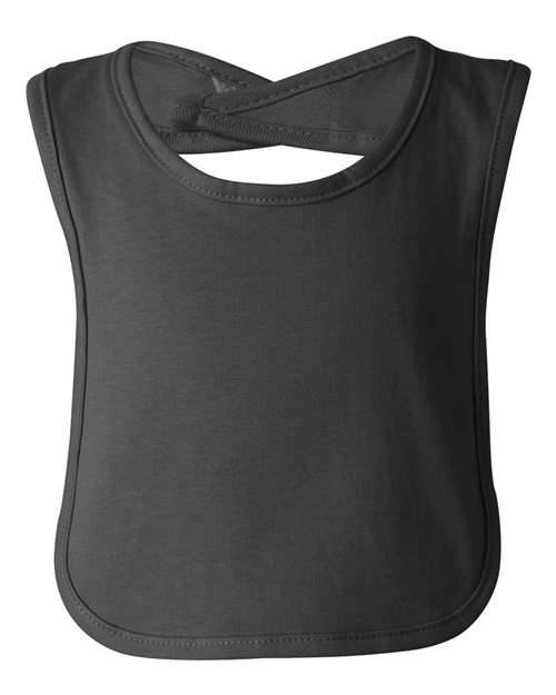 Rabbit Skins Infant Premium Jersey Bib in Black