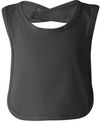 Am image of a Custom Rabbit Skins Infant Premium Jersey Bib in Black!
