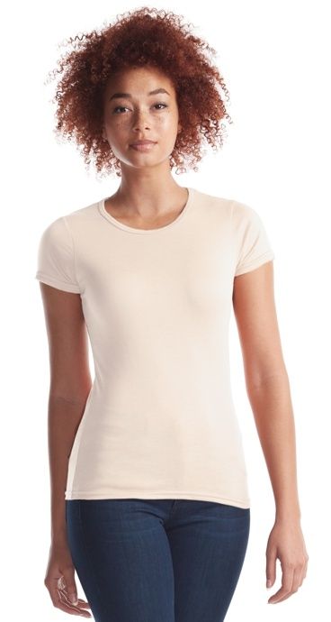 Jerico Bamboo Ladies Crewneck T in Natural