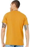Am image of a Custom Bella and Canvas Jersey V Neck Tee in Mustard!