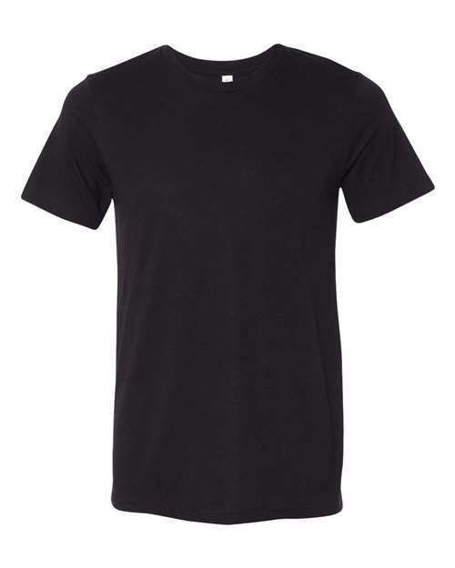 Bella and Canvas Unisex Triblend Tee in Solid Black Triblend