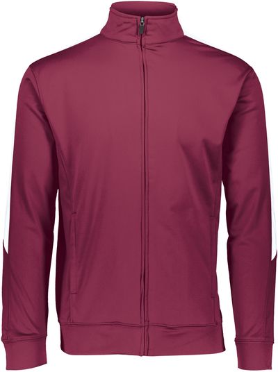 Am image of a Custom Augusta Medalist Jacket 2.0 in Maroon/White!