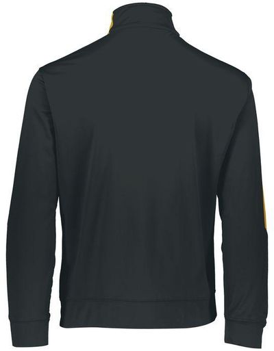 Am image of a Custom Augusta Medalist Jacket 2.0 in Black/Gold!