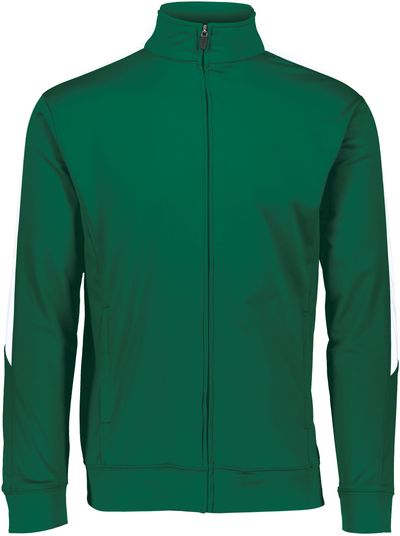 Am image of a Custom Augusta Medalist Jacket 2.0 in Dark Green/White!