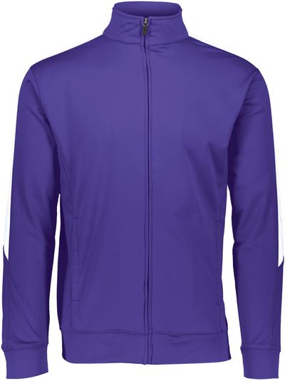 Am image of a Custom Augusta Medalist Jacket 2.0 in Purple/White!