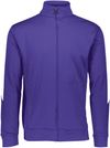 Am image of a Custom Augusta Medalist Jacket 2.0 in Purple/White!