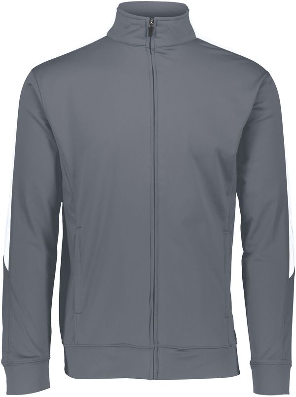 Am image of a Custom Augusta Medalist Jacket 2.0 in Graphite/White!