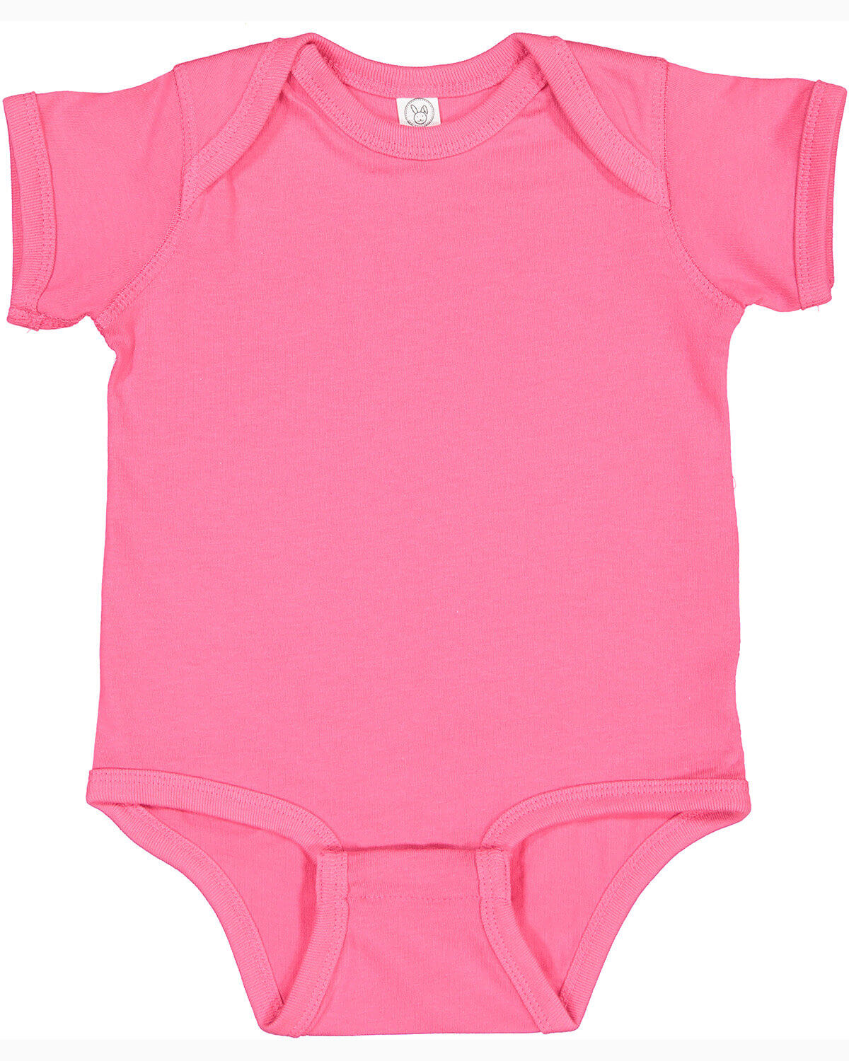 Rabbit Skins Infant Fine Jersey Bodysuit in Hot Pink