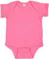 Am image of a Custom Rabbit Skins Infant Fine Jersey Bodysuit in Hot Pink!