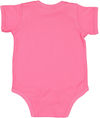 Am image of a Custom Rabbit Skins Infant Fine Jersey Bodysuit in Hot Pink!