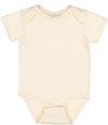 Am image of a Custom Rabbit Skins Infant Fine Jersey Bodysuit in Natural!