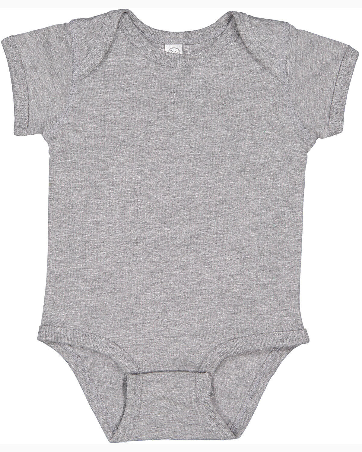 Rabbit Skins Infant Fine Jersey Bodysuit in Heather