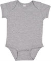 Am image of a Custom Rabbit Skins Infant Fine Jersey Bodysuit in Heather!