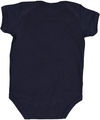 Am image of a Custom Rabbit Skins Infant Fine Jersey Bodysuit in Navy!