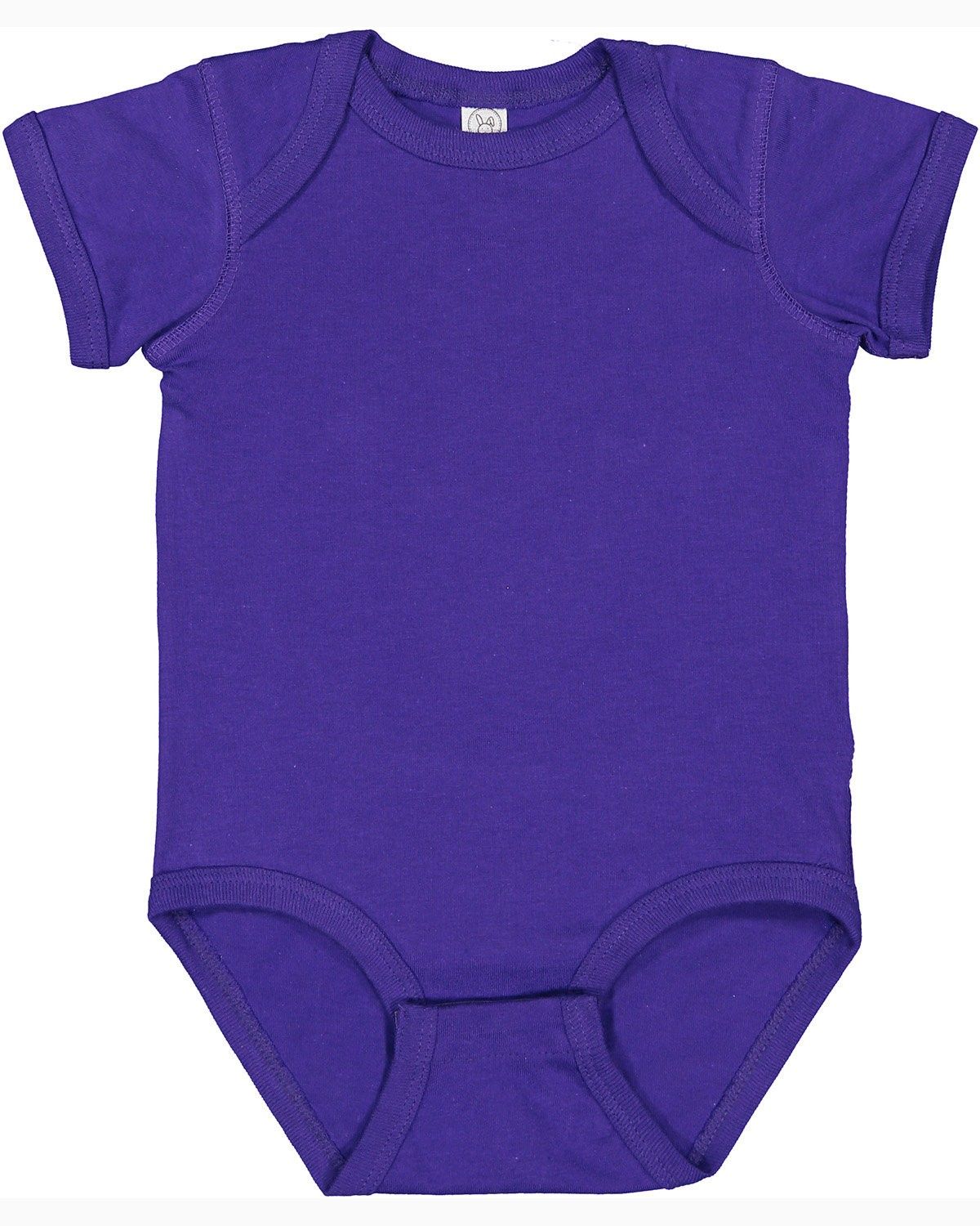 Rabbit Skins Infant Fine Jersey Bodysuit in Purple