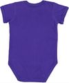 Am image of a Custom Rabbit Skins Infant Fine Jersey Bodysuit in Purple!