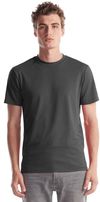 Am image of a Custom Jerico Bamboo Stretch Slim Fit Crew in Charcoal!