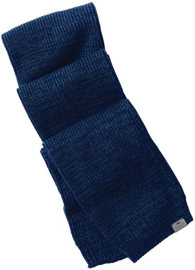 Am image of a Custom Roots73 Wallace Knit Scarf in Ink Blue Heather!