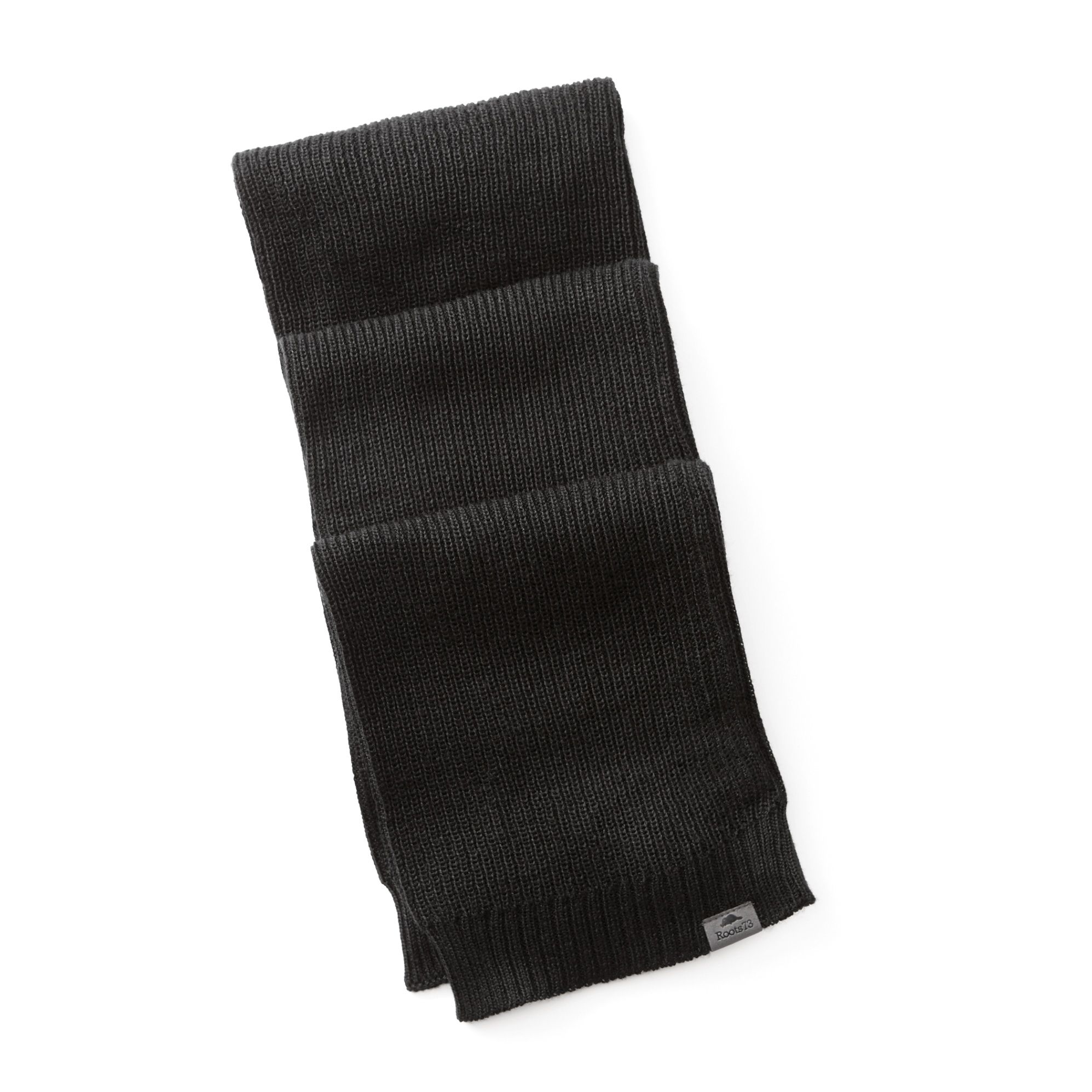 Roots73 Wallace Knit Scarf in Black