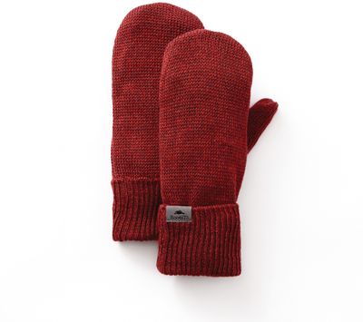 Am image of a Custom Roots73 Maple Lake Mittens in Dark Red Heather!