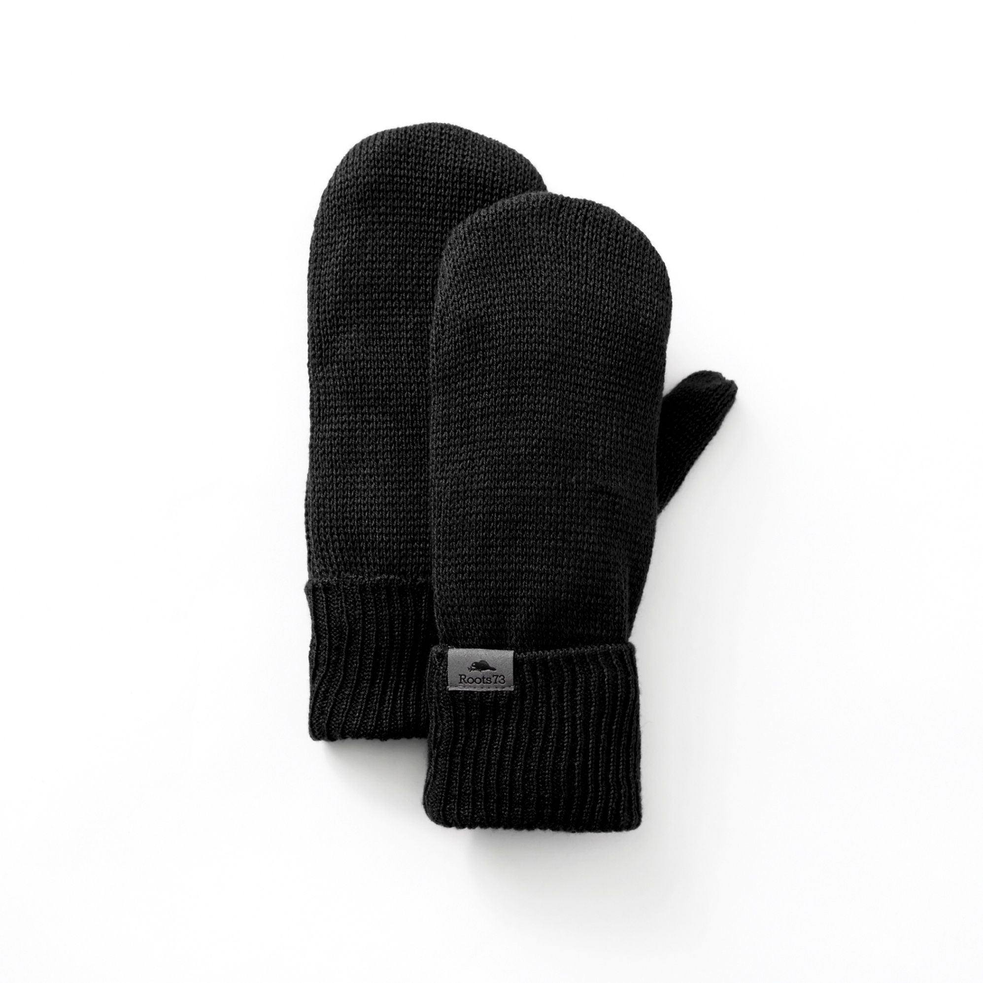 Roots73 Maple Lake Mittens in Black