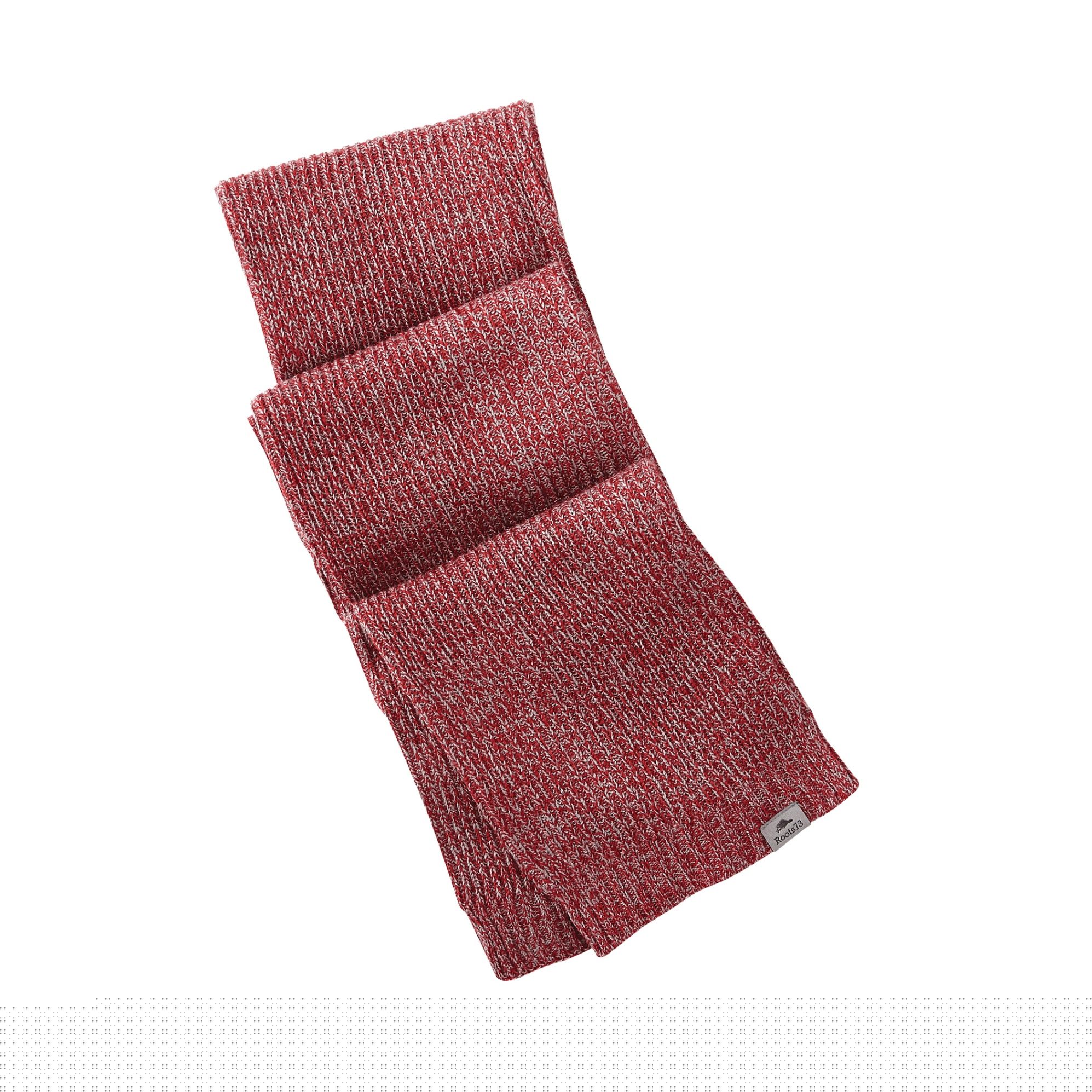Roots73 Raven Lake Scarf in Dark Red Heather