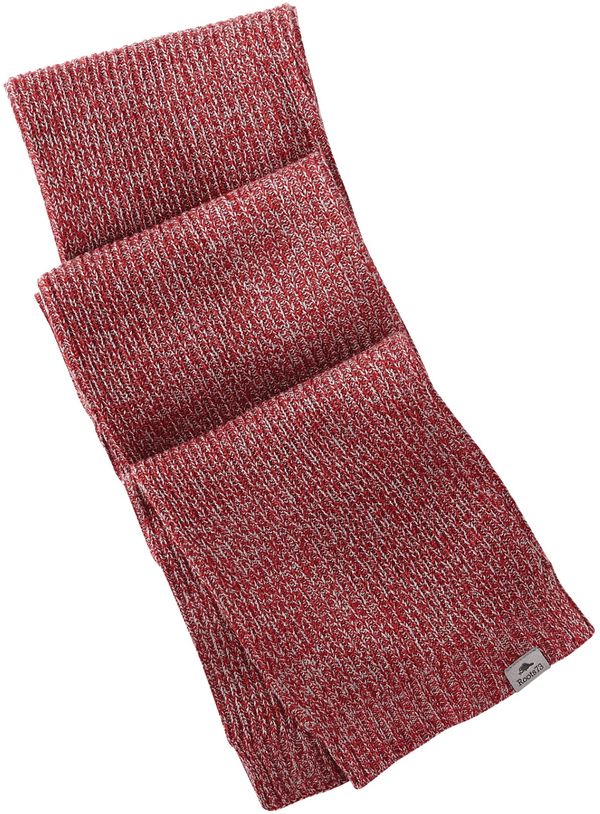 Am image of a Custom Roots73 Raven Lake Scarf in Dark Red Heather!