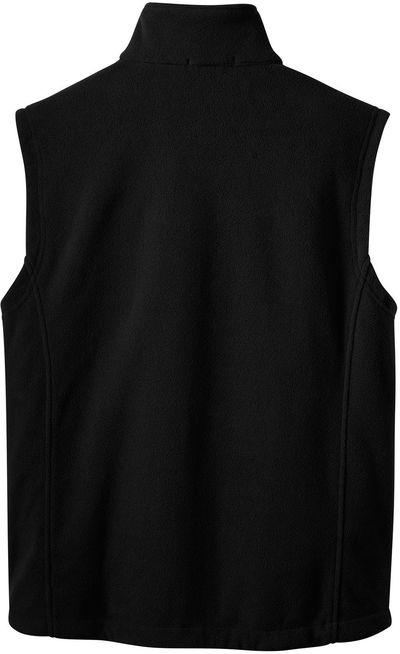 Am image of a Custom Port Authority Value Fleece Vest in Black!