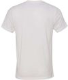 Am image of a Custom Bella and Canvas Unisex Triblend Tee in Solid White Triblend!