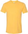 Am image of a Custom Bella and Canvas Unisex Triblend Tee in Yellow Gold Triblend!