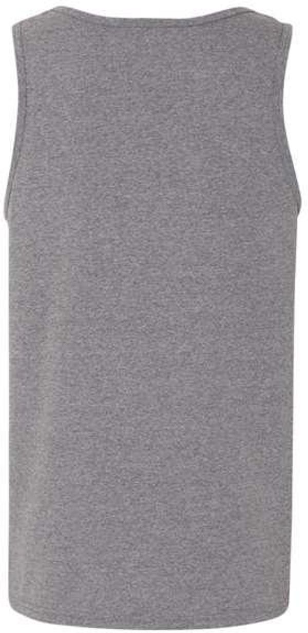 Am image of a Custom Gildan Heavy Cotton Tank Top in Graphite Heather!