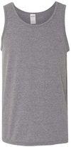 Am image of a Custom Gildan Heavy Cotton Tank Top in Graphite Heather!
