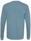 An image of a Custom Comfort Colors Garment Dyed Heavyweight Long Sleeve T Shirt in Ice Blue!