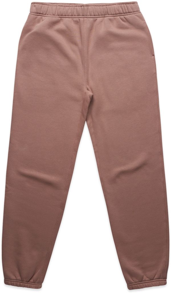Am image of a Custom AS Colour Womens Relax Track Pants in Hazy Pink!