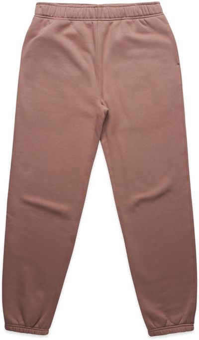 Am image of a Custom AS Colour Womens Relax Track Pants in Hazy Pink!