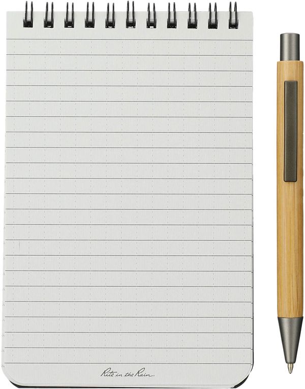 An image of a Custom 4in x 6in Rite in the Rain Top Spiral Notebook!