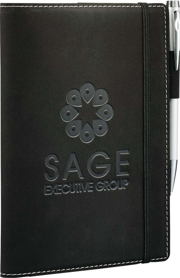 An image of a Custom 5.25 x 7.5 Inch Revello Refillable JournalBook!