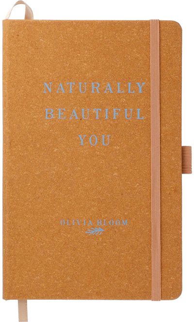 An image of a Custom 5.5x8.5 Inch FSC Mix Recycled Leather Bound JournalBook!
