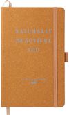An image of a Custom 5.5x8.5 Inch FSC Mix Recycled Leather Bound JournalBook!