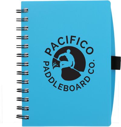 An image of a Custom 5.5 x 7 in FSC Recycled Coordinator Spiral Notebook!