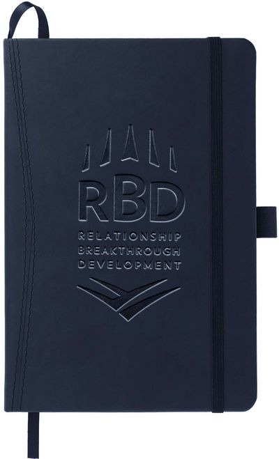 An image of a Custom 5.75 x 8.5 Pedova Pocket Bound JournalBook®!