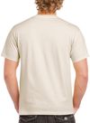 Am image of a Custom GILDAN Heavy Cotton TShirt in Natural!