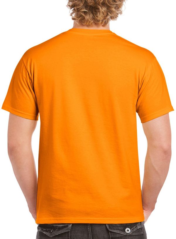 Am image of a Custom GILDAN Heavy Cotton TShirt in Tennessee Orange!