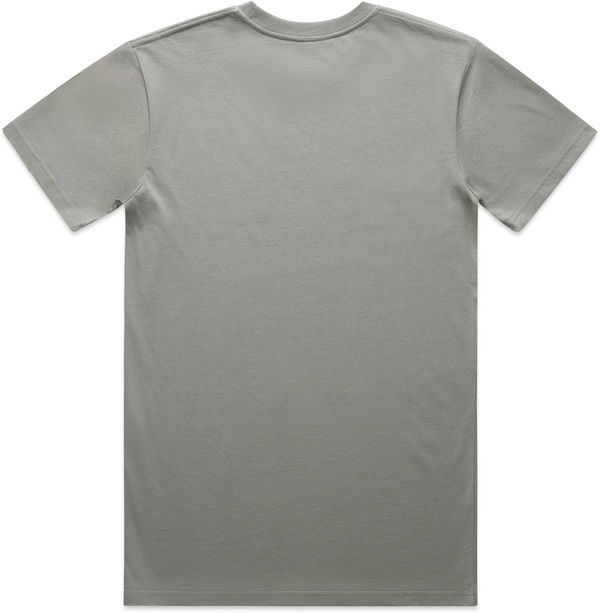 Am image of a Custom AS Colour Men's Staple Organic Tee in Granite!