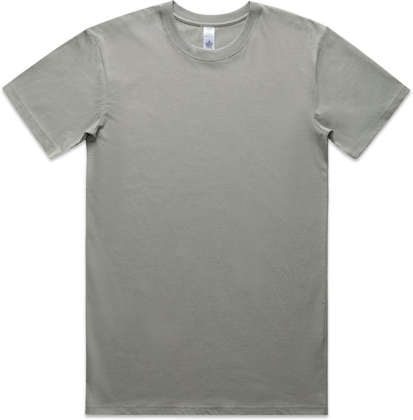 Am image of a Custom AS Colour Men's Staple Organic Tee in Granite!