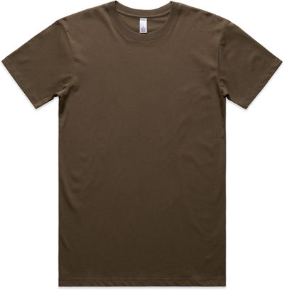 Am image of a Custom AS Colour Men's Staple Organic Tee in Walnut!