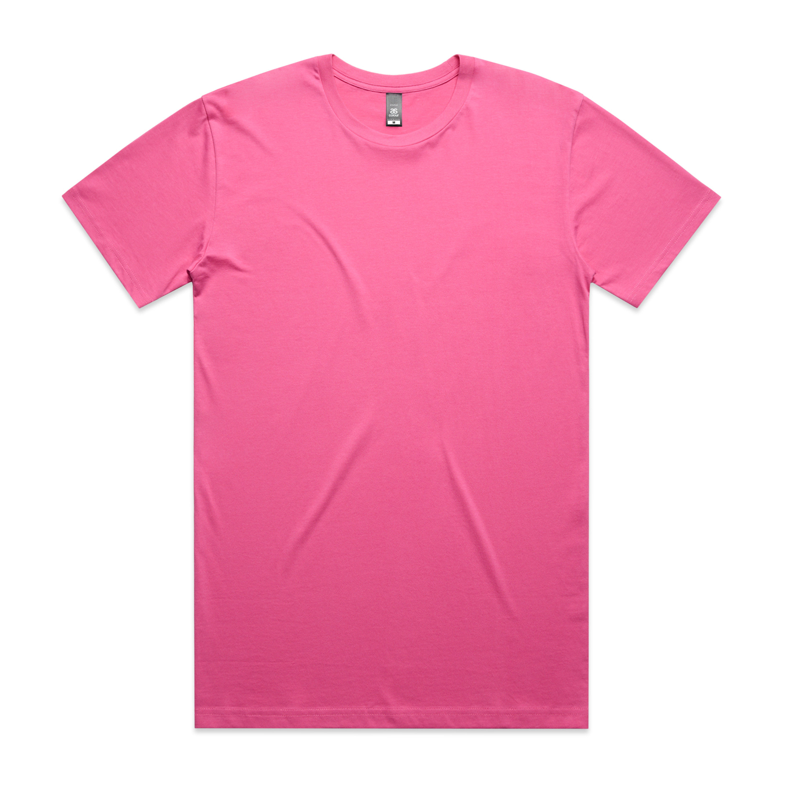 AS Colours Men's Staple Tee in Charity Pink