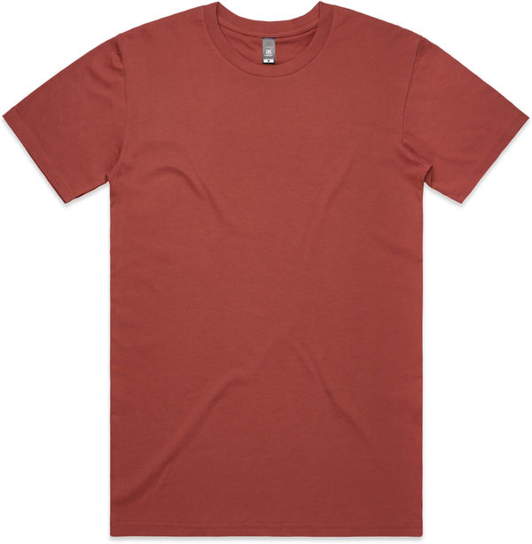 Am image of a Custom AS Colours Men's Staple Tee in Coral!